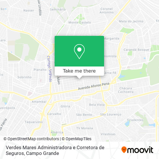 Mapa Verdes Mares Administradora e Corretora de Seguros