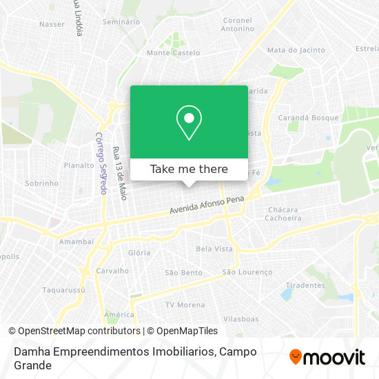 Damha Empreendimentos Imobiliarios map