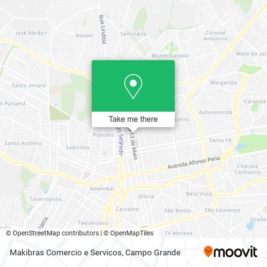 Makibras Comercio e Servicos map