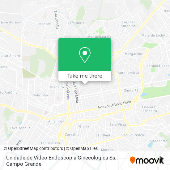 Unidade de Video Endoscopia Ginecologica Ss map