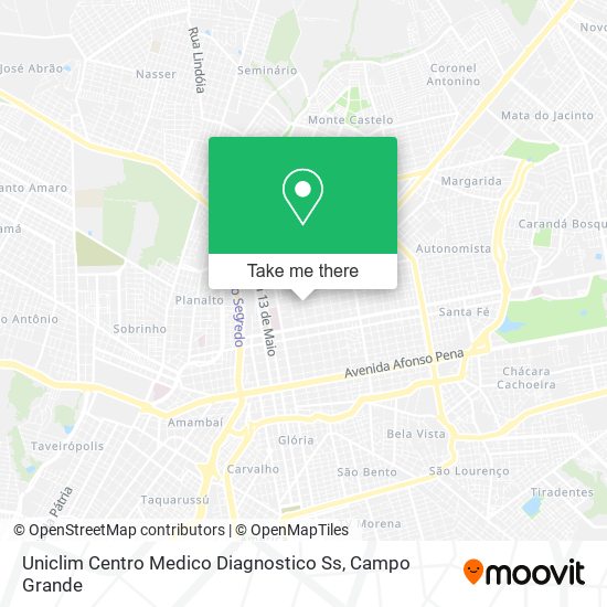 Mapa Uniclim Centro Medico Diagnostico Ss