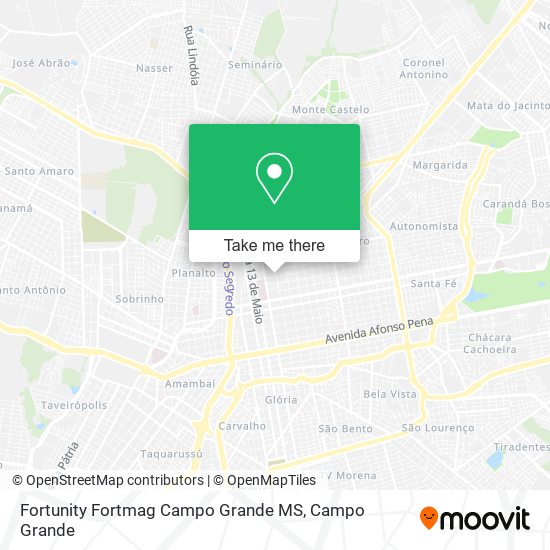 Fortunity Fortmag Campo Grande MS map