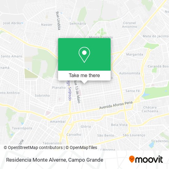 Residencia Monte Alverne map