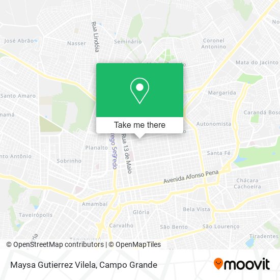 Maysa Gutierrez Vilela map