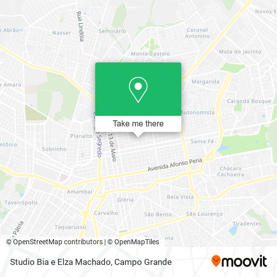 Mapa Studio Bia e Elza Machado