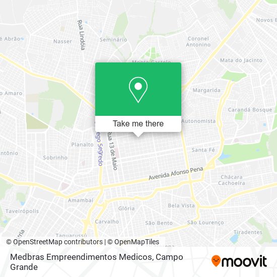 Medbras Empreendimentos Medicos map