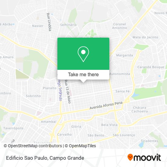 Edificio Sao Paulo map