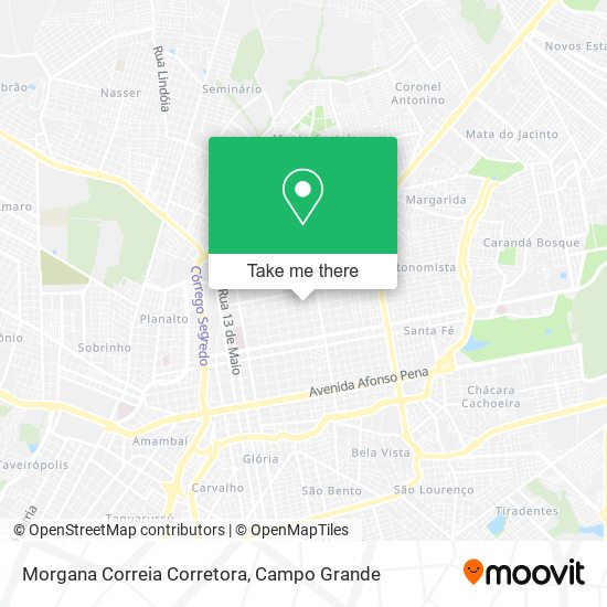 Morgana Correia Corretora map