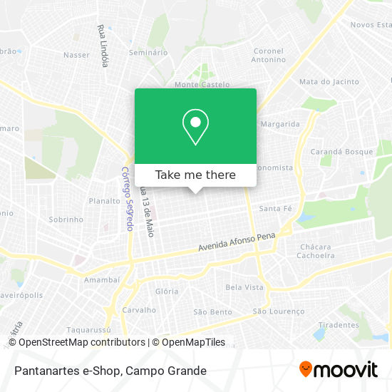 Pantanartes e-Shop map