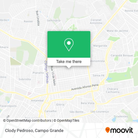 Clody Pedroso map