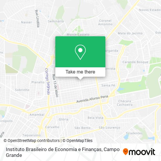 Instituto Brasileiro de Economia e Finanças map