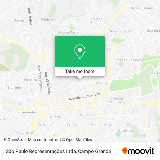 Mapa São Paulo Representações Ltda