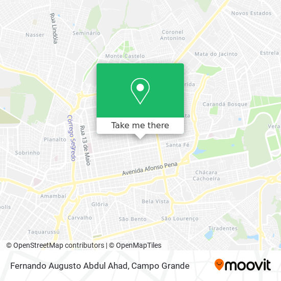 Fernando Augusto Abdul Ahad map