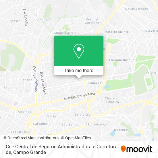 Cs - Central de Seguros Administradora e Corretora de map