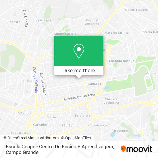 Escola Ceape - Centro De Ensino E Aprendizagem map