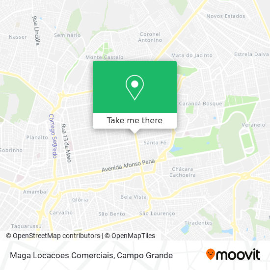 Maga Locacoes Comerciais map