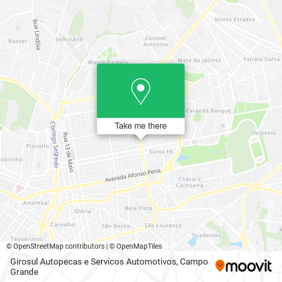 Girosul Autopecas e Servicos Automotivos map