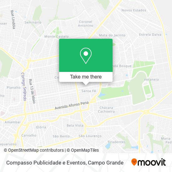 Mapa Compasso Publicidade e Eventos