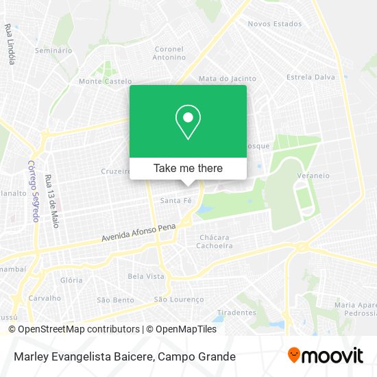 Mapa Marley Evangelista Baicere