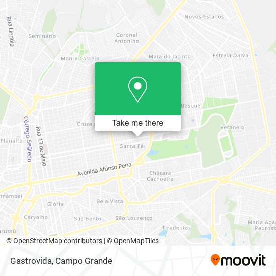 Mapa Gastrovida