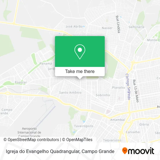 Igreja do Evangelho Quadrangular map