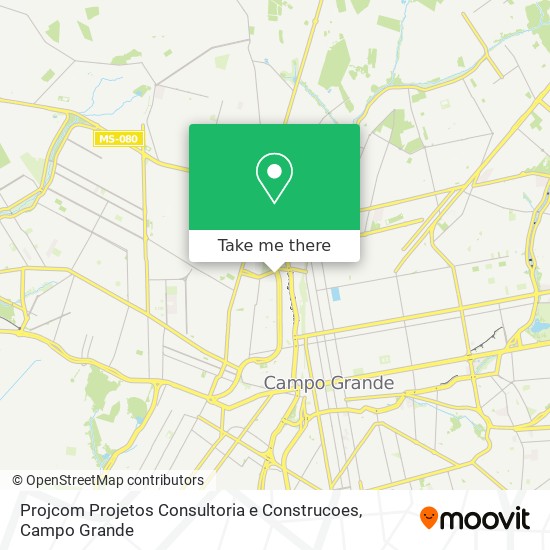 Projcom Projetos Consultoria e Construcoes map