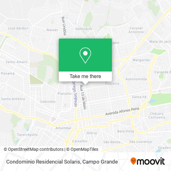 Mapa Condominio Residencial Solaris