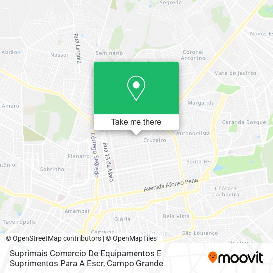 Suprimais Comercio De Equipamentos E Suprimentos Para A Escr map