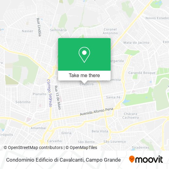 Condominio Edificio di Cavalcanti map