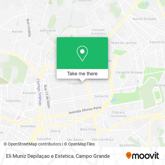 Eli Muniz Depilaçao e Estetica map