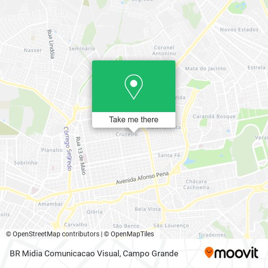BR Midia Comunicacao Visual map