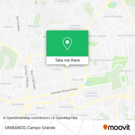 UNIBANCO map