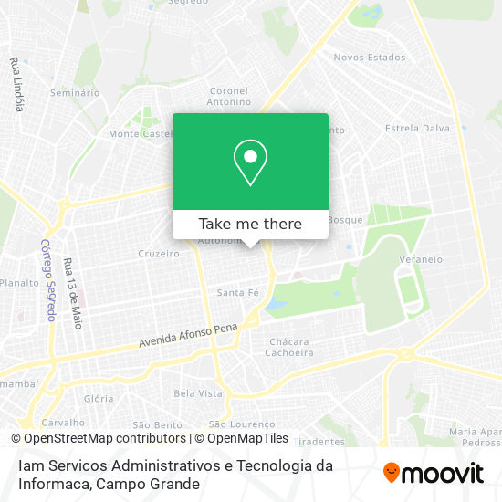 Mapa Iam Servicos Administrativos e Tecnologia da Informaca