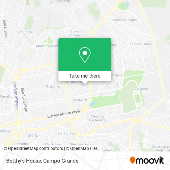 Betthy's House map