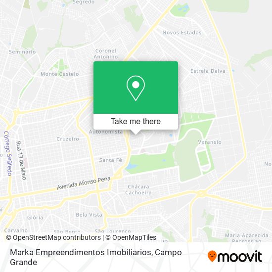 Mapa Marka Empreendimentos Imobiliarios