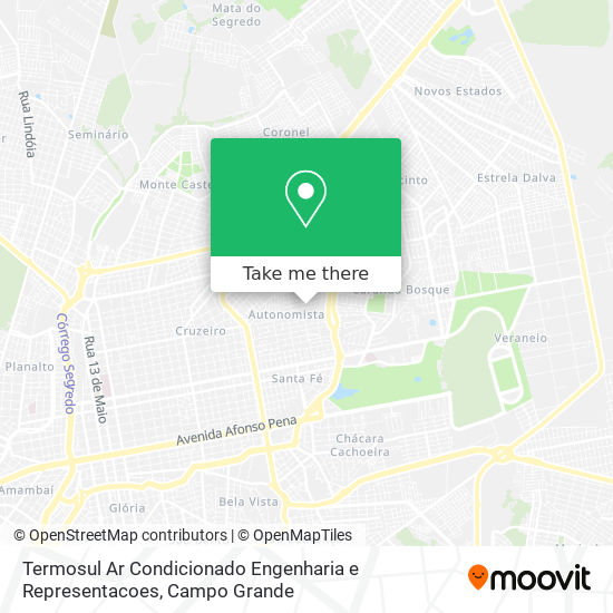 Termosul Ar Condicionado Engenharia e Representacoes map