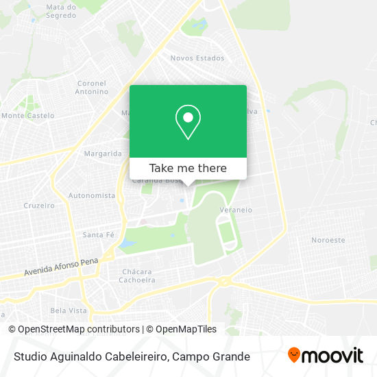 Studio Aguinaldo Cabeleireiro map