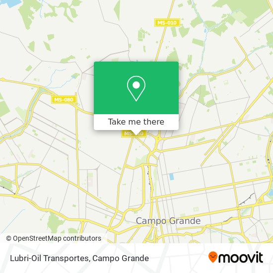 Lubri-Oil Transportes map