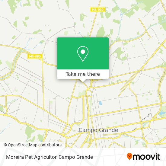 Moreira Pet Agricultor map