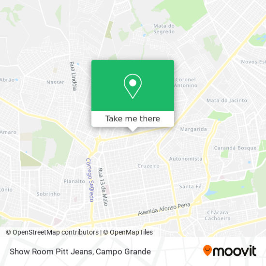 Show Room Pitt Jeans map