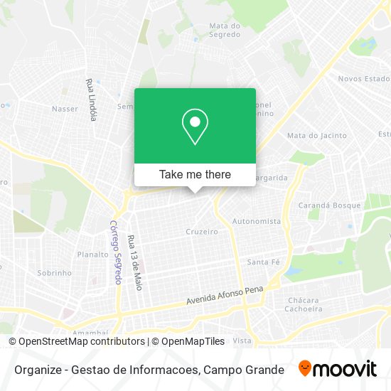 Organize - Gestao de Informacoes map