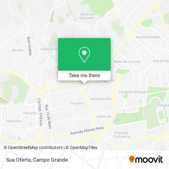 Sua Oferta map