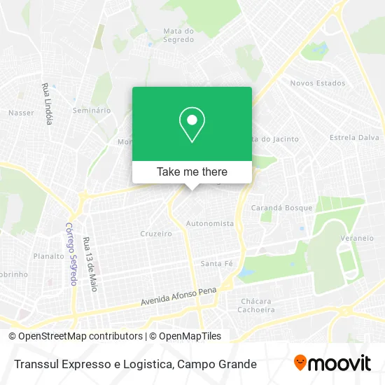 Transsul Expresso e Logistica map
