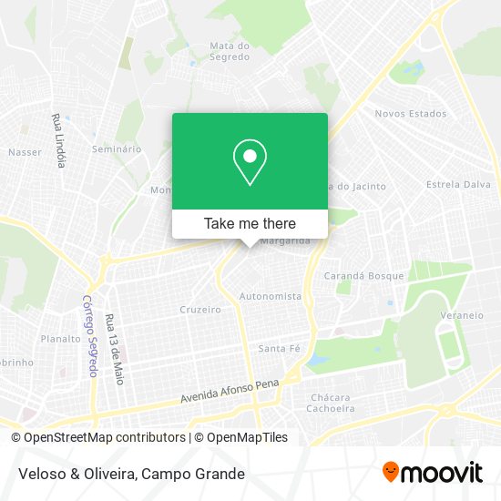 Mapa Veloso & Oliveira