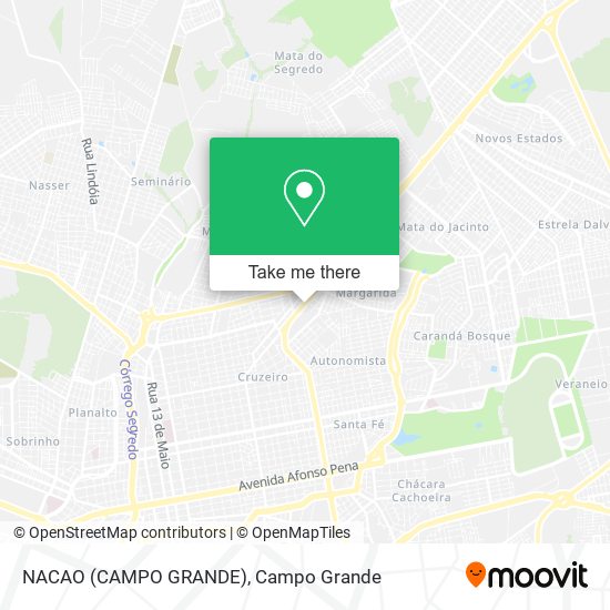 NACAO (CAMPO GRANDE) map