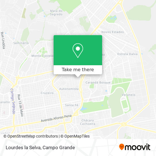 Mapa Lourdes la Selva