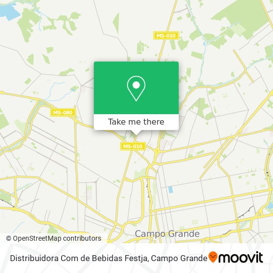 Distribuidora Com de Bebidas Festja map