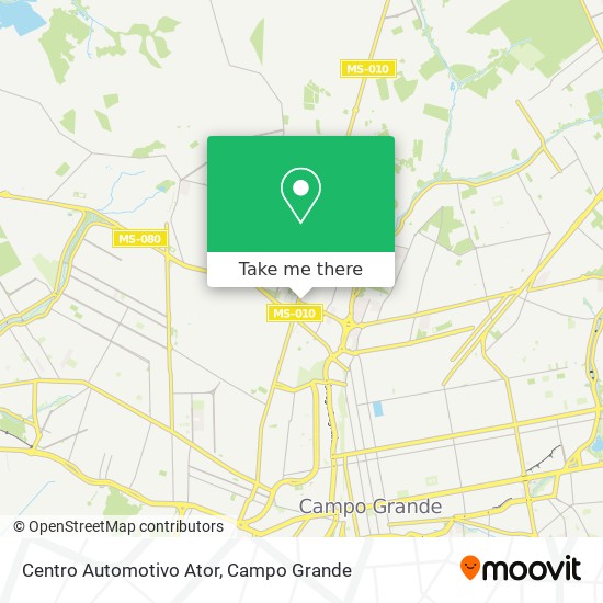 Centro Automotivo Ator map