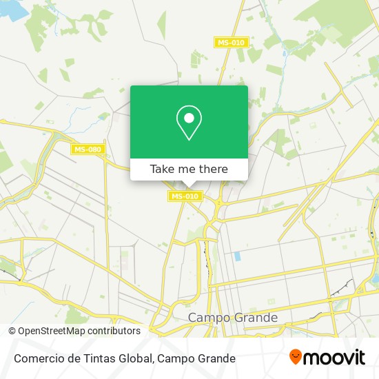 Comercio de Tintas Global map