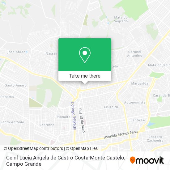 Mapa Ceinf Lúcia Angela de Castro Costa-Monte Castelo